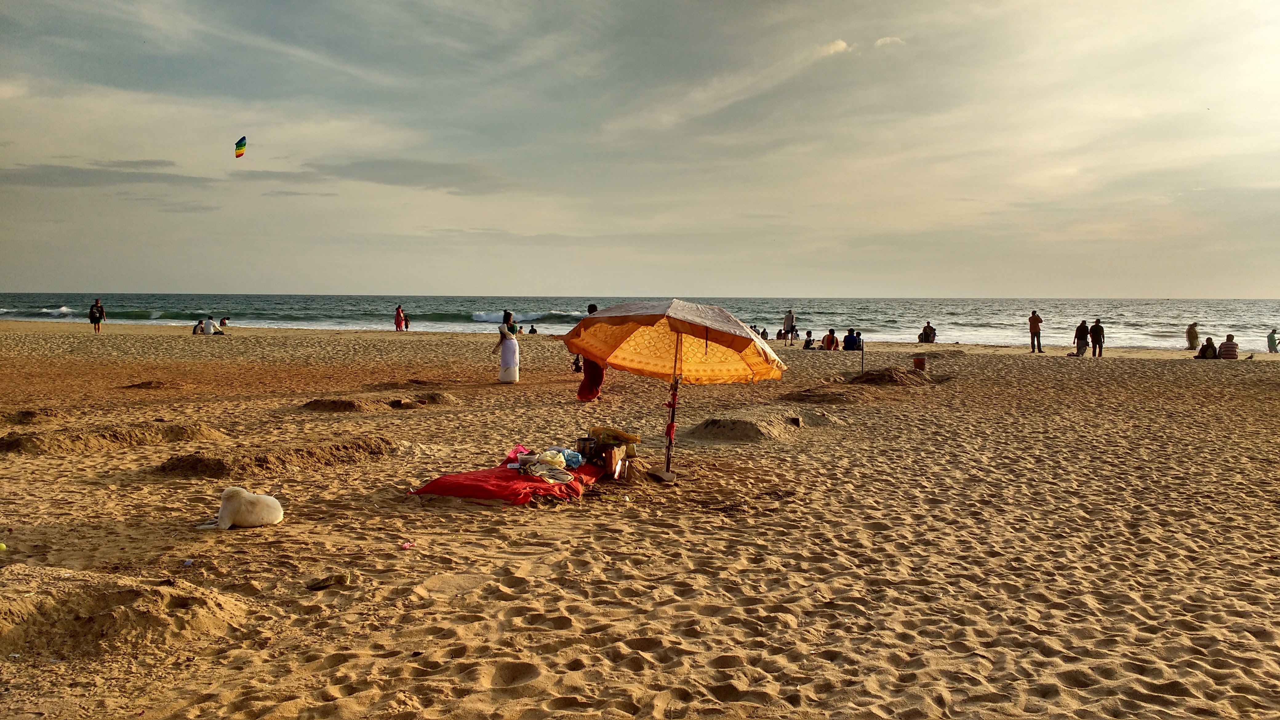 Papanasum Holy Beach, Varkala, Kerala, India