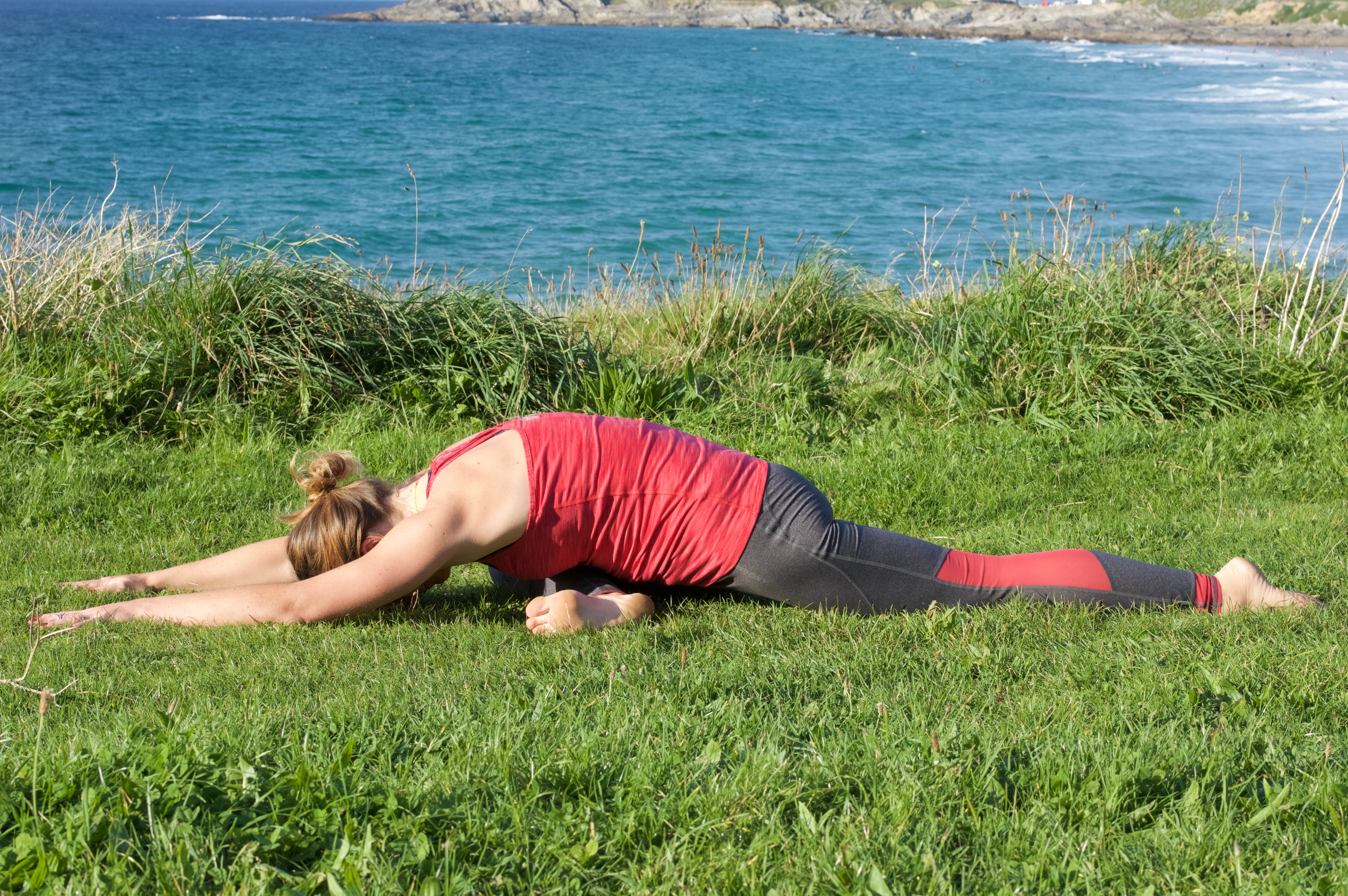 Yin Yoga Restorative Relax Newquay Cornwall Saltwater Yoga Class